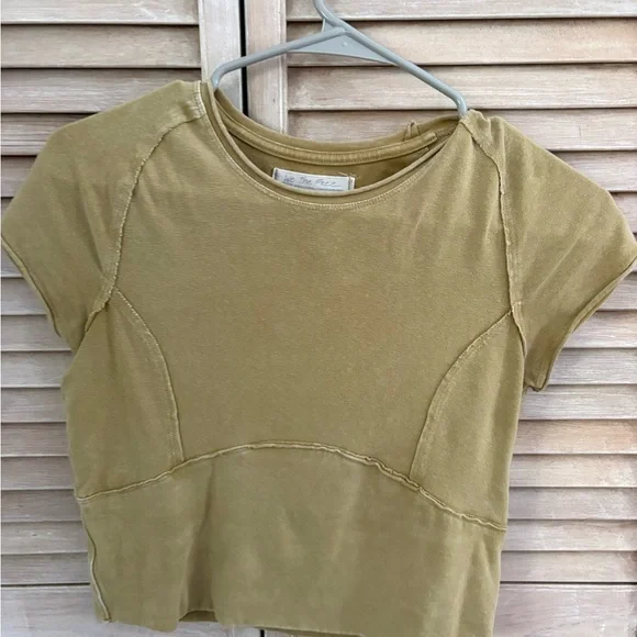 We The Free Protagonist Cropped Cap Sleeve Tee - Picture 4 of 5